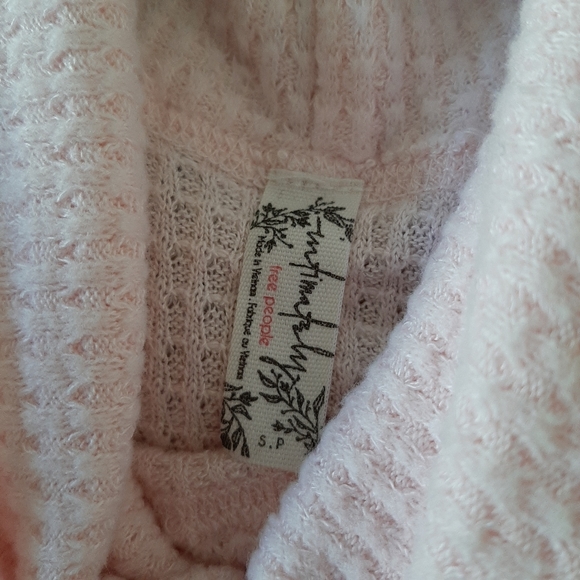 Intimately Free People Long Sleeve Blush Pink Body Suit, Small - Picture 3 of 6